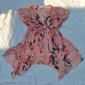 Sans Souci Floral Pink Mini Dress